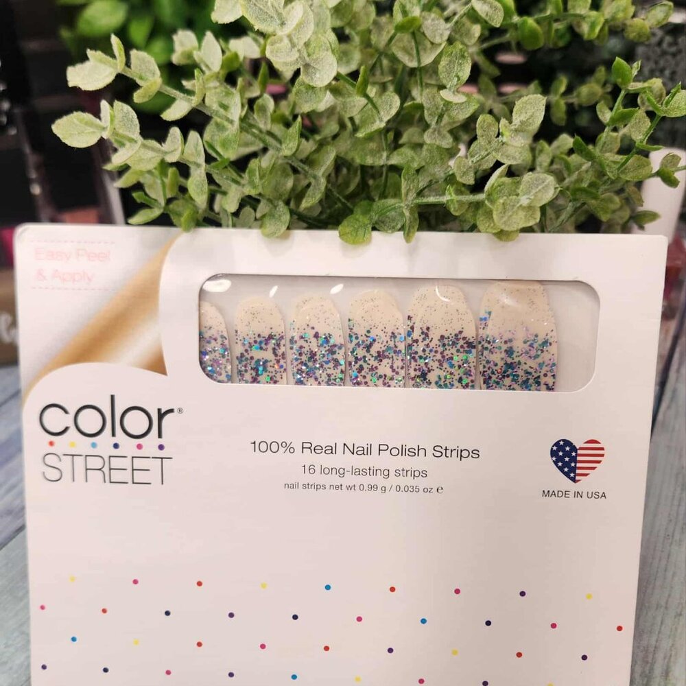 Color Street Glitter Overlay Press On Nail Designs